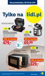 Gazetka promocyjna Lidl - Katalog ważny od 30.03 - Gazetka - ważna od 04.04 do 04.04.2026 - strona 7 - produkty: Kurczak, Silvercrest, Makaron, Warzywa, Ryż, Gra, Kosz, Ziemniaki, Napoje, Kuchenka mikrofalowa, Popcorn, Grill, Mięso, Fa
