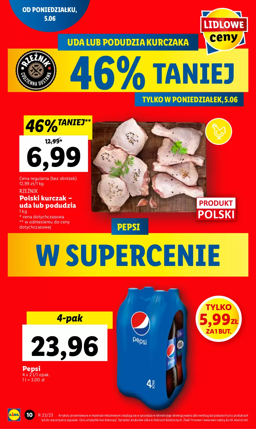 Gazetka promocyjna Lidl - GAZETKA - ważna 05.06 do 07.06.2023 - strona 12 - produkty: Kurczak, Pepsi