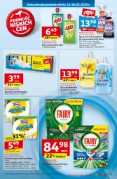 Gazetka promocyjna Auchan - Pewność Niskich Cen Moje - Gazetka - ważna od 26.02 do 26.02.2025 - strona 9 - produkty: Jan Niezbędny, Coccolino, Ajax, Papier, Cillit Bang, Płyn do płukania, Ręcznik, Rolki, Foxy, Fairy, Zmywarki, Fa