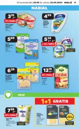 Gazetka promocyjna Netto - Od Poniedziałku - Gazetka - ważna od 25.05 do 25.05.2024 - strona 11 - produkty: Serek wiejski, Cheddar, Ser, Gra, Twaróg, Piątnica, Truskawki, Havarti, Serek, Twaróg półtłusty, Gouda, Alpro, Mango, Almette