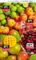 Gazetka promocyjna Netto - Od Poniedziałku - Gazetka - ważna od 25.05 do 25.05.2024 - strona 7 - produkty: Kosz, Limonka, Mango