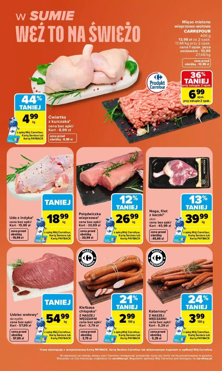 Gazetka promocyjna Carrefour - Gazetka Carrefour, Market w SUMIE weź to na świeżo - ważna 27.07 do 01.08.2026 - strona 2 - produkty: Kabanos, Kawa, Kiełbasa, Polędwiczka wieprzowa