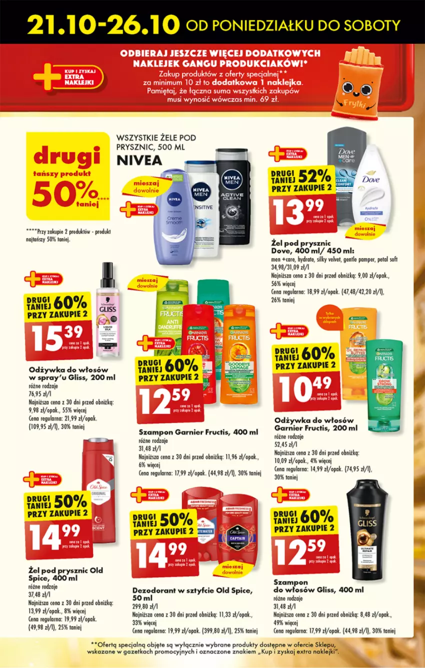 Gazetka promocyjna Biedronka - Od Poniedziałku - ważna 21.10 do 26.10.2024 - strona 35 - produkty: Dezodorant, Dove, Fructis, Garnier, Klej, Kret, Odżywka, Old Spice, Szampon