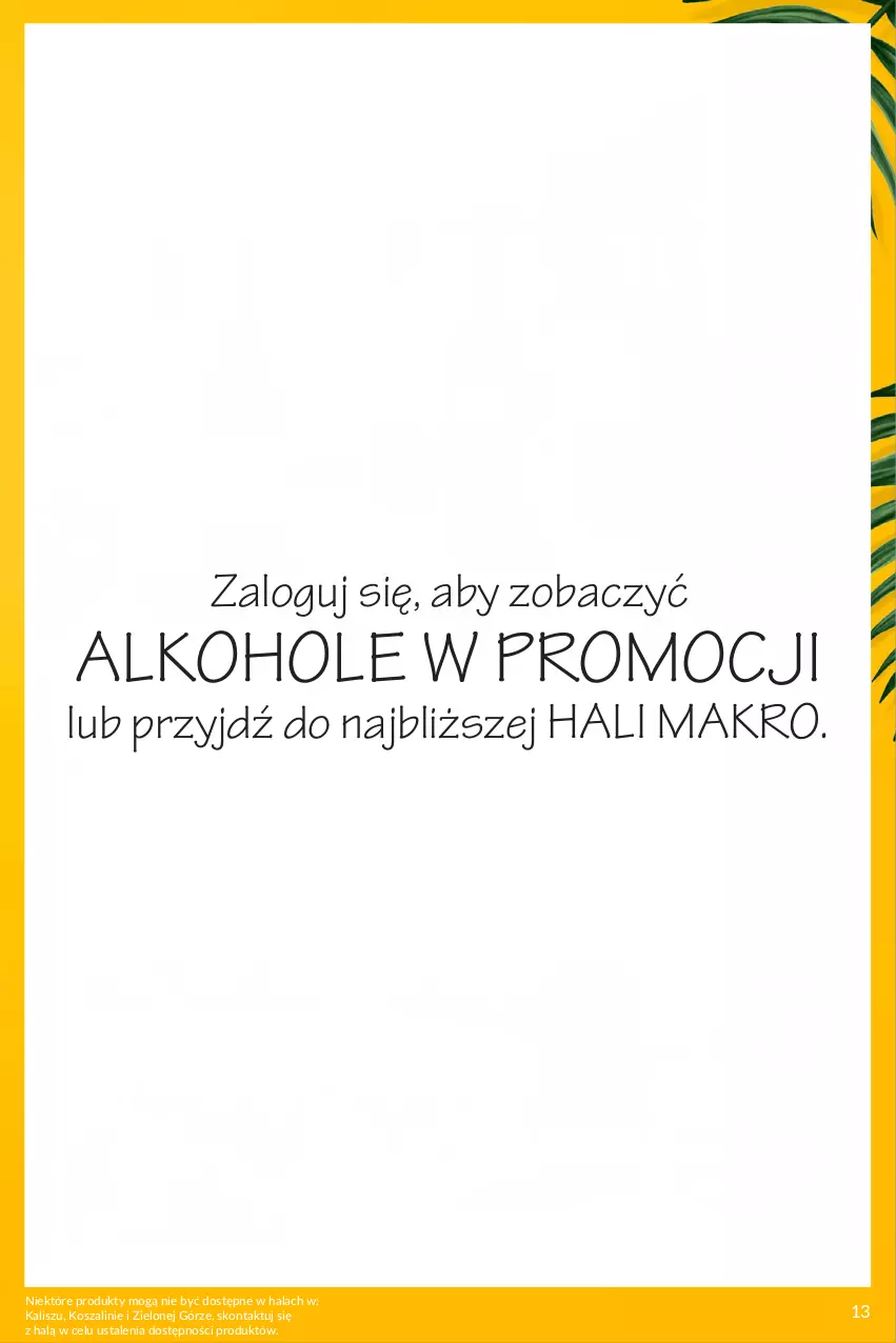 Gazetka promocyjna Makro - Summer Drinks - ważna 07.07 do 03.08.2026 - strona 13 - produkty: Alkohole, JBL, Kosz, Mus, Prosecco, Szal, Wino, Wino musujące
