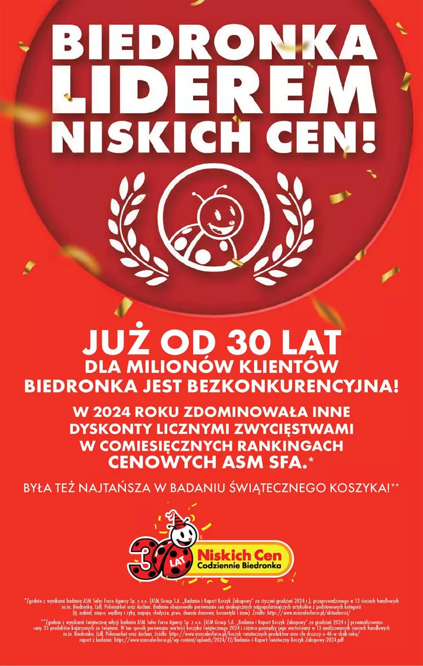 Gazetka promocyjna Biedronka - Od Czwartku - ważna 13.02 do 19.02.2025 - strona 2 - produkty: Fa, Kosz, Lion, Mięso, Napoje, Piwo, Por