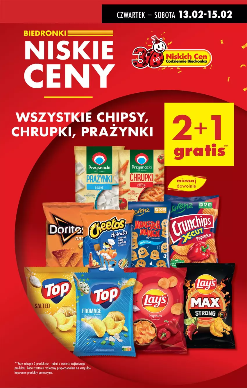 Gazetka promocyjna Biedronka - Od Czwartku - ważna 13.02 do 19.02.2025 - strona 21 - produkty: Chrupki