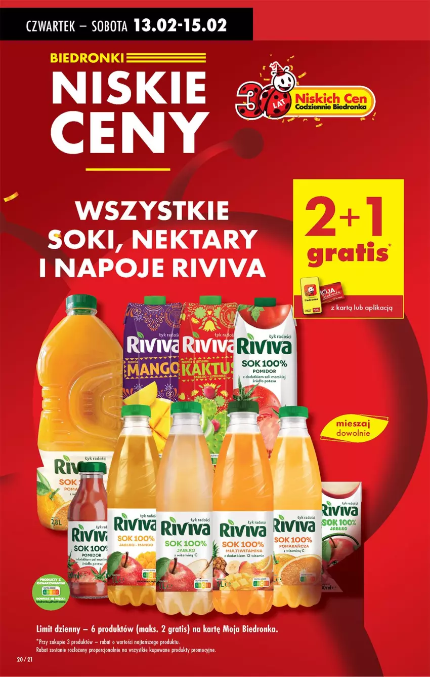 Gazetka promocyjna Biedronka - Od Czwartku - ważna 13.02 do 19.02.2025 - strona 22 - produkty: Gra, Mango, Napoje, Nektar, Sok