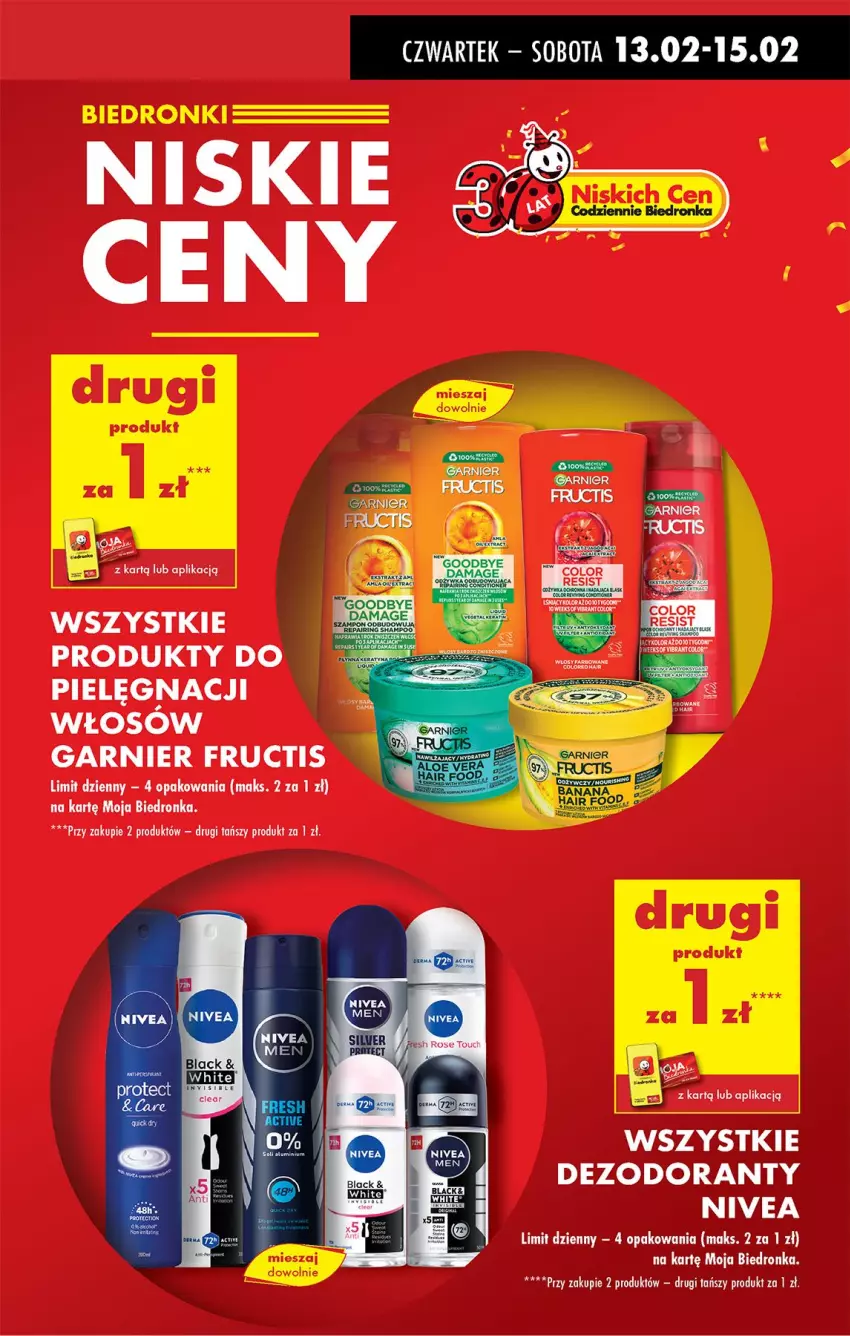 Gazetka promocyjna Biedronka - Od Czwartku - ważna 13.02 do 19.02.2025 - strona 27 - produkty: Fructis, Garnier