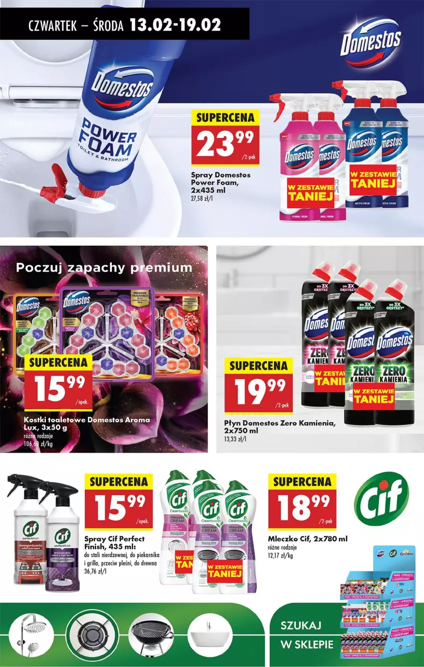 Gazetka promocyjna Biedronka - Od Czwartku - ważna 13.02 do 19.02.2025 - strona 67 - produkty: Cif, Domestos, Finish, Grill, Mleczko, Piekarnik