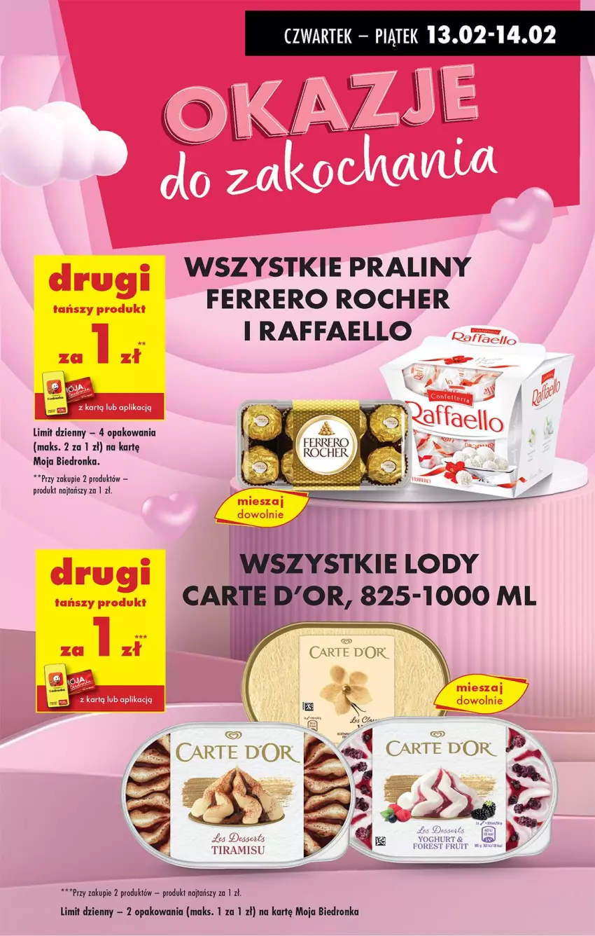 Gazetka promocyjna Biedronka - Od Czwartku - ważna 13.02 do 19.02.2025 - strona 7 - produkty: Fa, Ferrero, Ferrero Rocher, Lody, Praliny, Raffaello