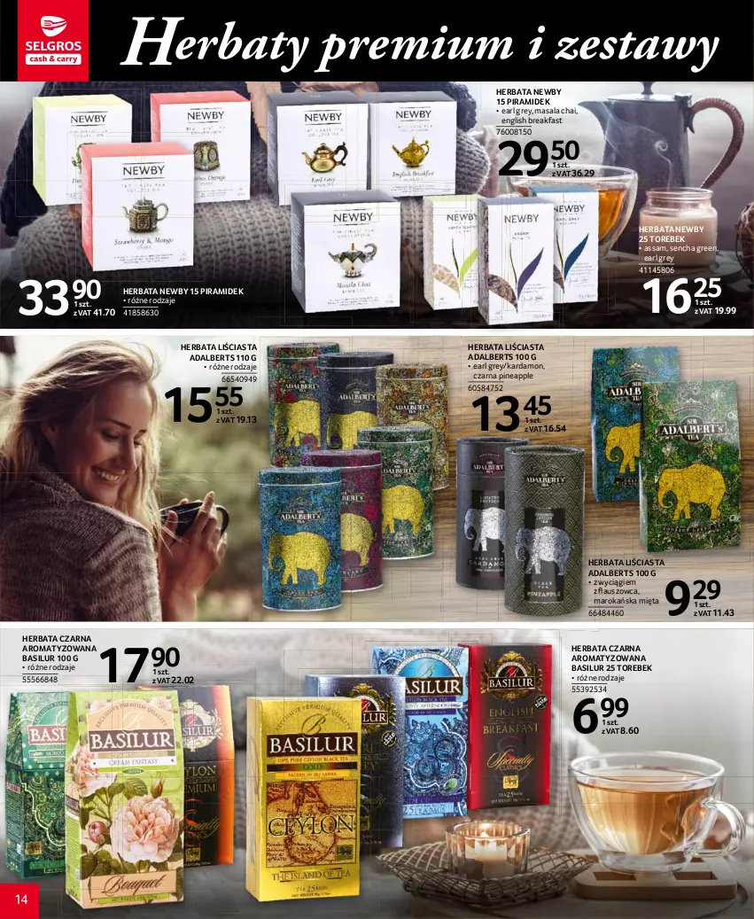 Gazetka promocyjna Selgros - Katalog Kawa i Herbata - ważna 30.09 do 13.10.2021 - strona 14 - produkty: Earl Grey, Fa, Herbata, Herbata czarna, Mięta