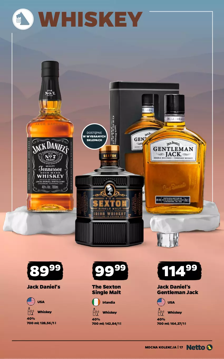 Gazetka promocyjna Netto - Alkohole - Mocne - ważna 02.03 do 14.03.2026 - strona 17 - produkty: Jack Daniel's, Whiskey