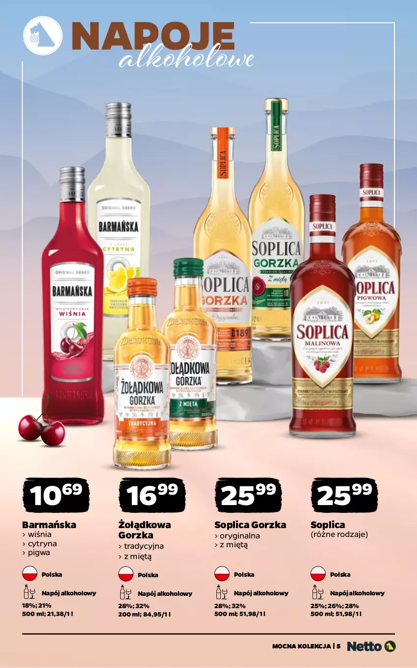 Gazetka promocyjna Netto - Alkohole - Mocne - ważna 02.03 do 14.03.2026 - strona 5 - produkty: Gin, Napój, Napoje, Soplica