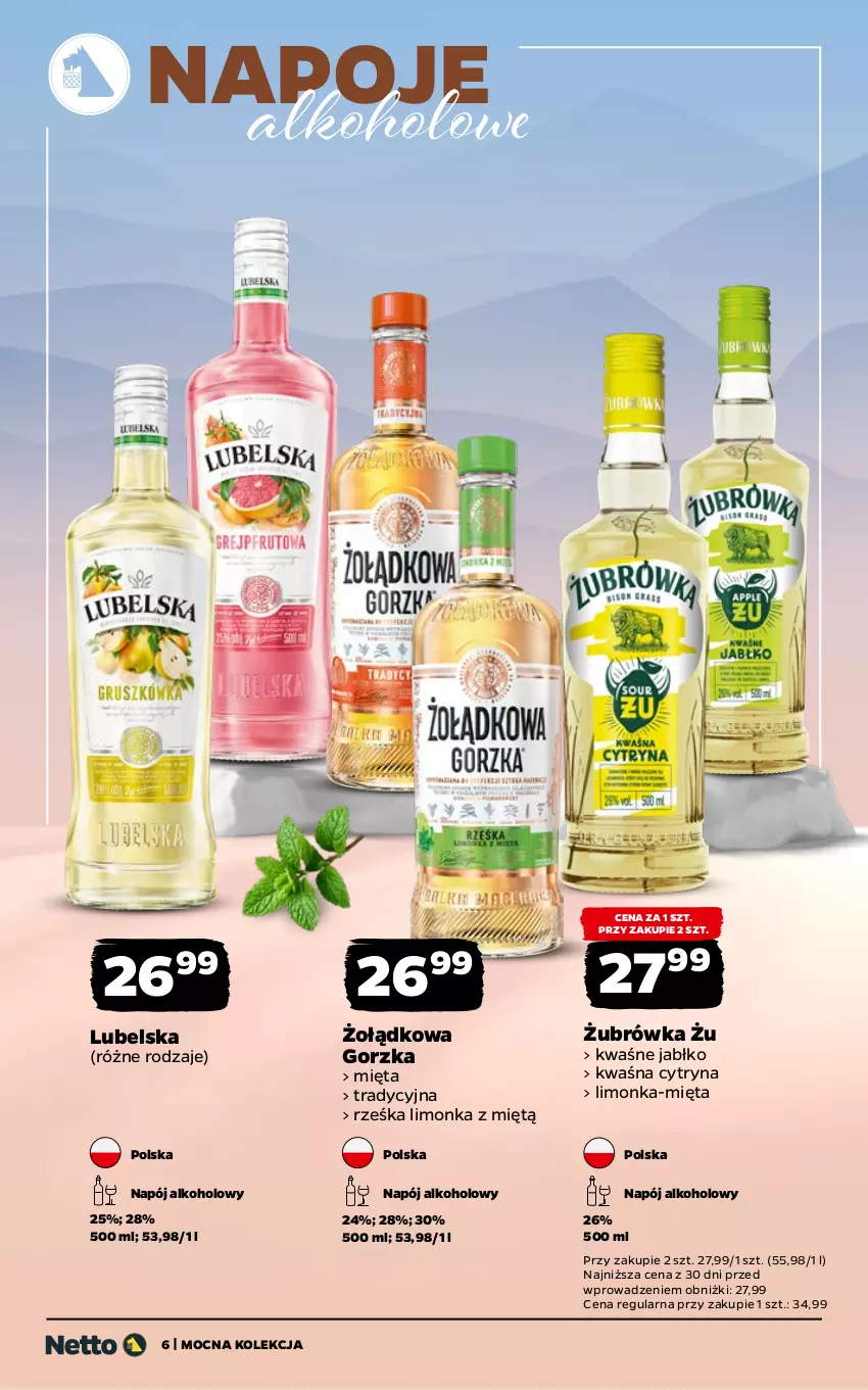 Gazetka promocyjna Netto - Alkohole - Mocne - ważna 02.03 do 14.03.2026 - strona 6 - produkty: Limonka, Mięta, Napój, Napoje
