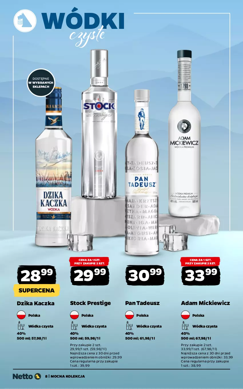 Gazetka promocyjna Netto - Alkohole - Mocne - ważna 02.03 do 14.03.2026 - strona 8 - produkty: Kaczka, Stock, Wódka