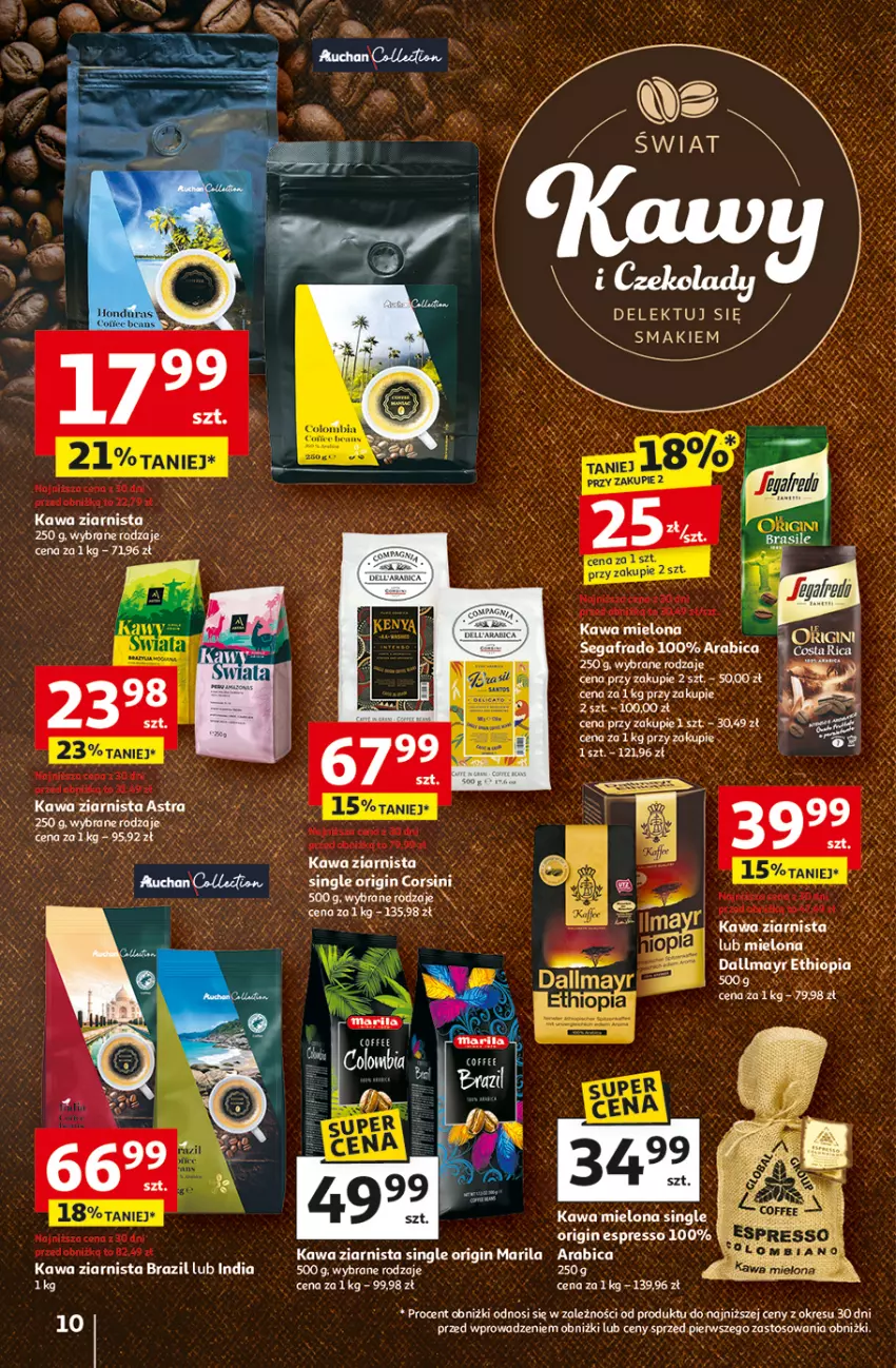 Gazetka promocyjna Auchan - Wielkie przeboje cenowe Hipermarket - ważna 23.10 do 29.10.2025 - strona 10 - produkty: BIC, Fa, Gin, Kawa, Kawa mielona, Kawa ziarnista