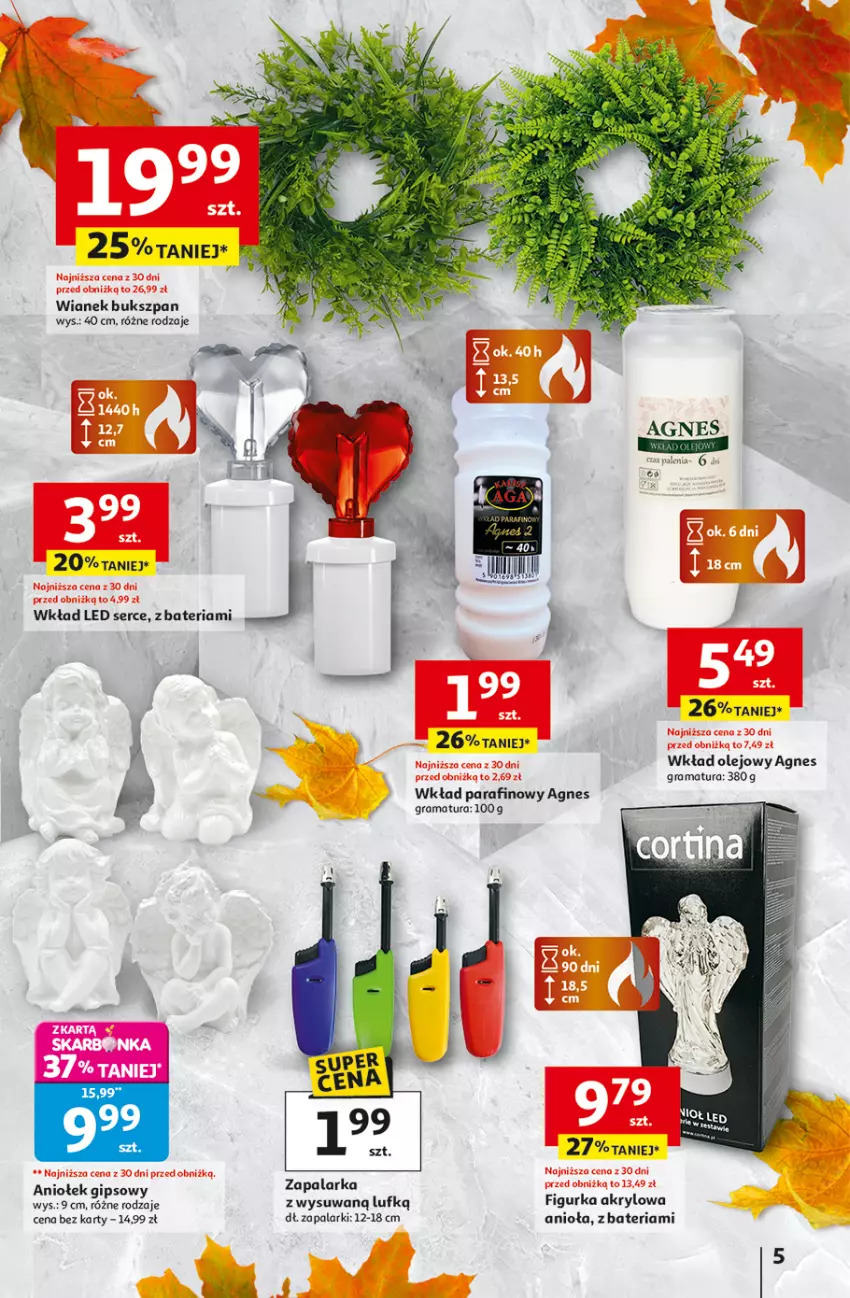 Gazetka promocyjna Auchan - Wielkie przeboje cenowe Hipermarket - ważna 23.10 do 29.10.2025 - strona 5 - produkty: Bateria, Gra, Olej, Rama, Ser, Wkład olejowy, Zapalarka