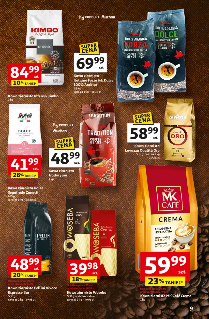 Gazetka promocyjna Auchan - Wielkie przeboje cenowe Hipermarket - ważna 23.10 do 29.10.2025 - strona 9 - produkty: Aksam, BIC, Kawa, Kawa ziarnista, Por, Ryż, Woseba