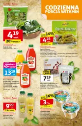 Gazetka promocyjna Auchan - Wielkie przeboje cenowe Hipermarket - Gazetka - ważna od 29.10 do 29.10.2025 - strona 21 - produkty: Sok, Surówka, Mieszanka studencka, Ananas, Daktyle, Smoothie, Rodzynki, Grejpfrut, Szpinak, HP, Fa
