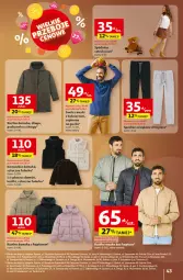 Gazetka promocyjna Auchan - Wielkie przeboje cenowe Hipermarket - Gazetka - ważna od 29.10 do 29.10.2025 - strona 43 - produkty: Spódnica, Sweter, Spodnie ocieplane, Kurtka, Kamizelka, Płaszcz, Spodnie