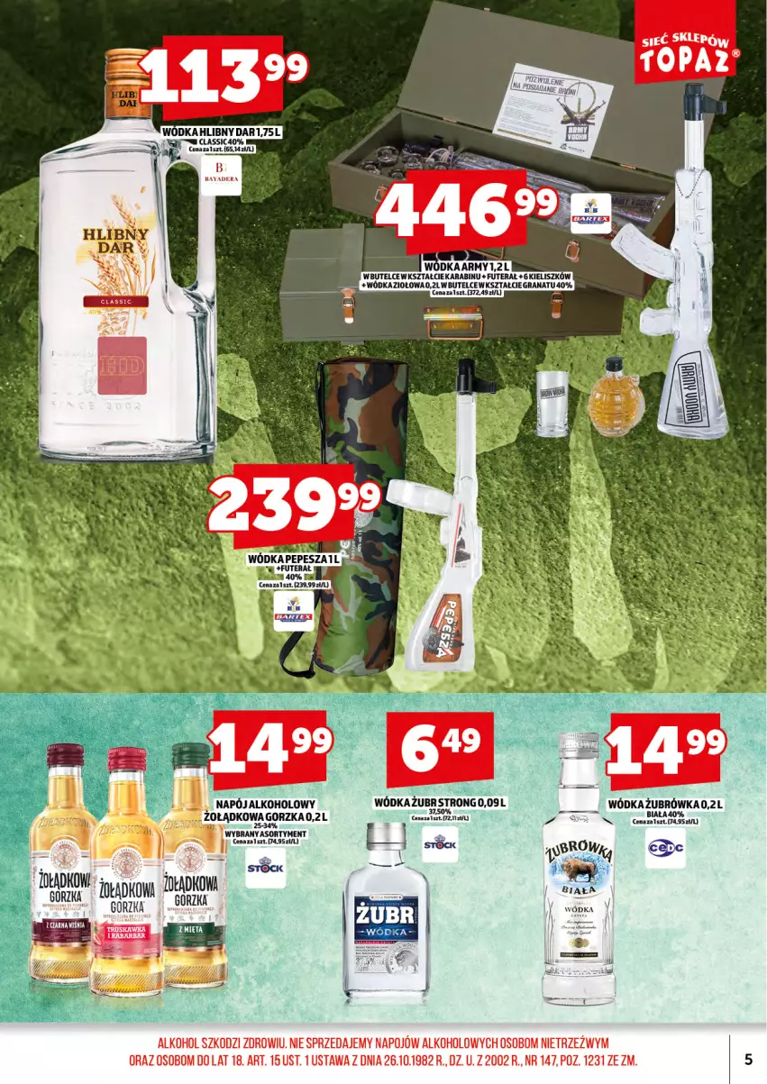 Gazetka promocyjna Topaz - Gazetka - ważna 01.08 do 17.08.2025 - strona 7 - produkty: Gra, Granat, Napój, Top, Wódka