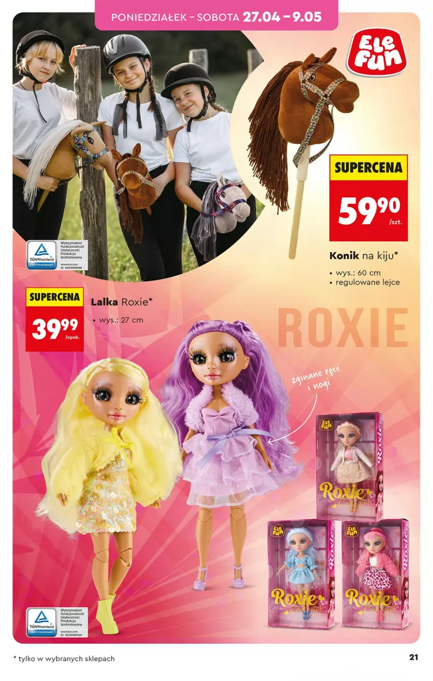Gazetka promocyjna Biedronka - Okazje Tygodnia - ważna 25.04 do 09.05.2026 - strona 21 - produkty: Jaja, Lalka, LG