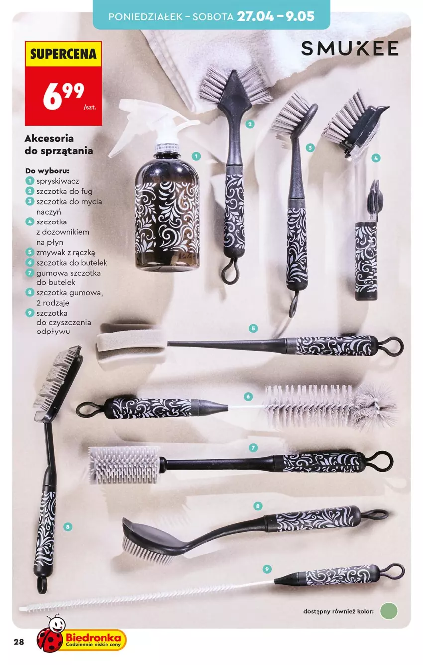 Gazetka promocyjna Biedronka - Okazje Tygodnia - ważna 25.04 do 09.05.2026 - strona 28 - produkty: Dozownik, Fa, Szczotka
