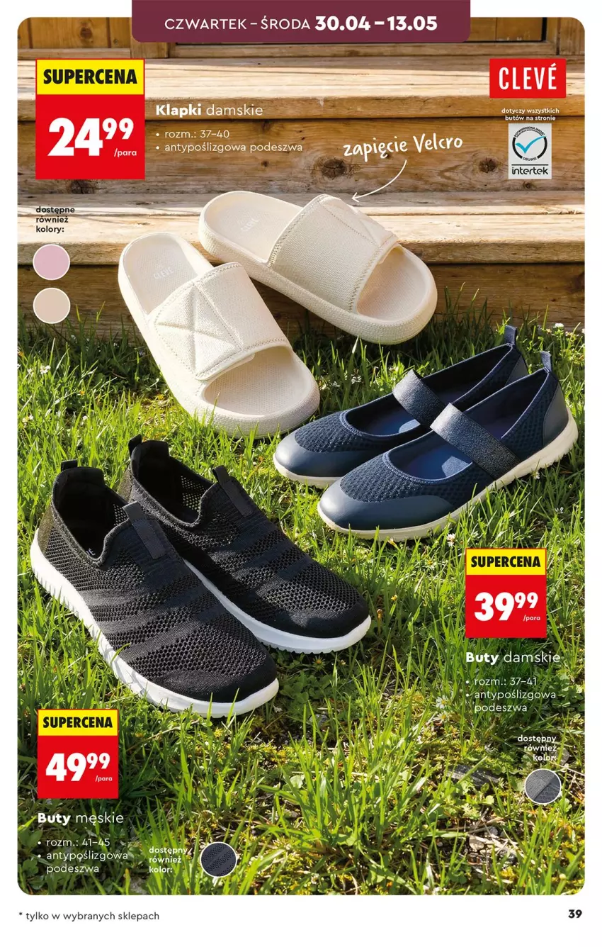 Gazetka promocyjna Biedronka - Okazje Tygodnia - ważna 25.04 do 09.05.2026 - strona 39 - produkty: Buty