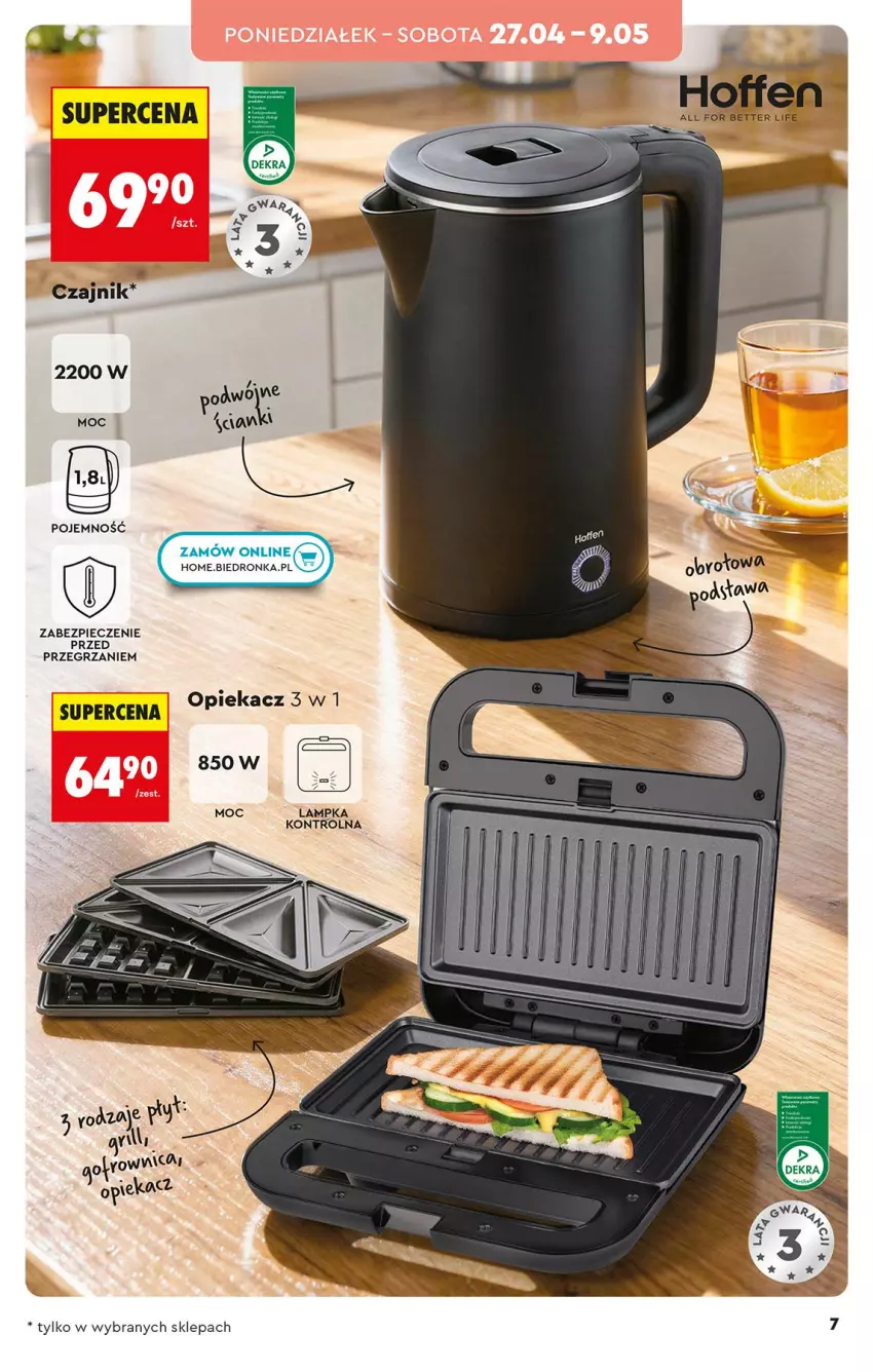 Gazetka promocyjna Biedronka - Okazje Tygodnia - ważna 25.04 do 09.05.2026 - strona 7 - produkty: Piec