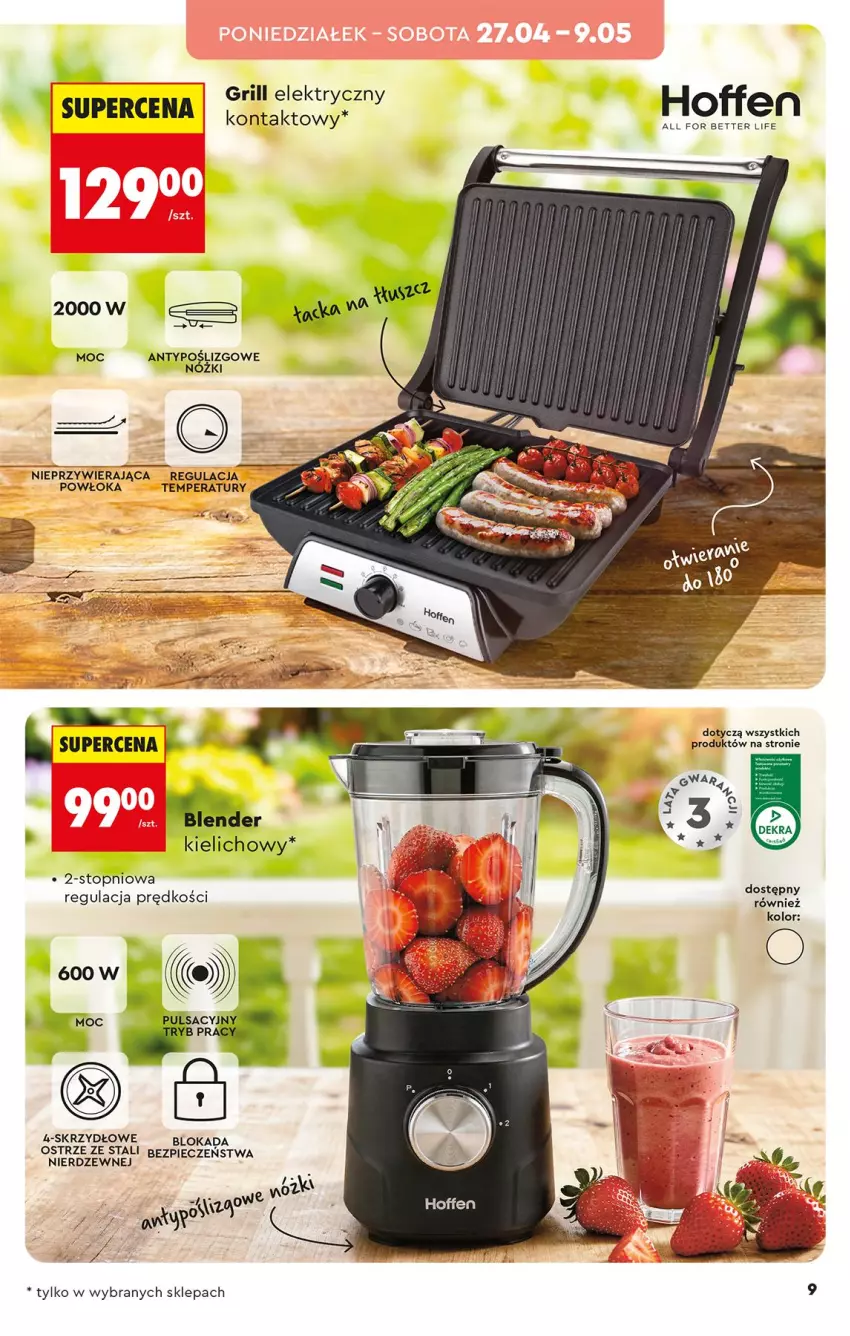 Gazetka promocyjna Biedronka - Okazje Tygodnia - ważna 25.04 do 09.05.2026 - strona 9 - produkty: Grill, Piec, Top
