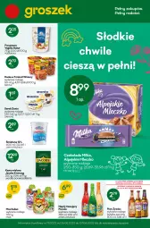 Gazetka promocyjna Groszek - Gazetka - ważna od 24.05 do 24.05.2022 - strona 1 - produkty: Piwa, Piwo, Ser, Mus, Gra, Danone, Winiary, Kawa mielona, Kawa, Serek, Mleczko, Czekolada, Danio, Kubuś, Jacobs, Napój, Milka