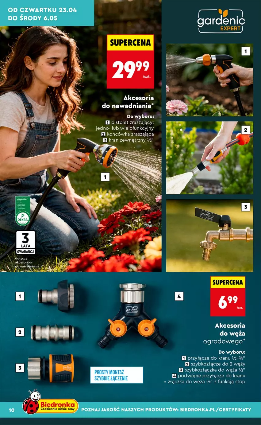 Gazetka promocyjna Biedronka - Gazetka - ważna 20.04 do 27.04.2026 - strona 10 - produkty: Pistolet, Top