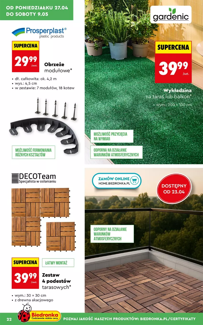 Gazetka promocyjna Biedronka - Gazetka - ważna 20.04 do 27.04.2026 - strona 22 - produkty: Por