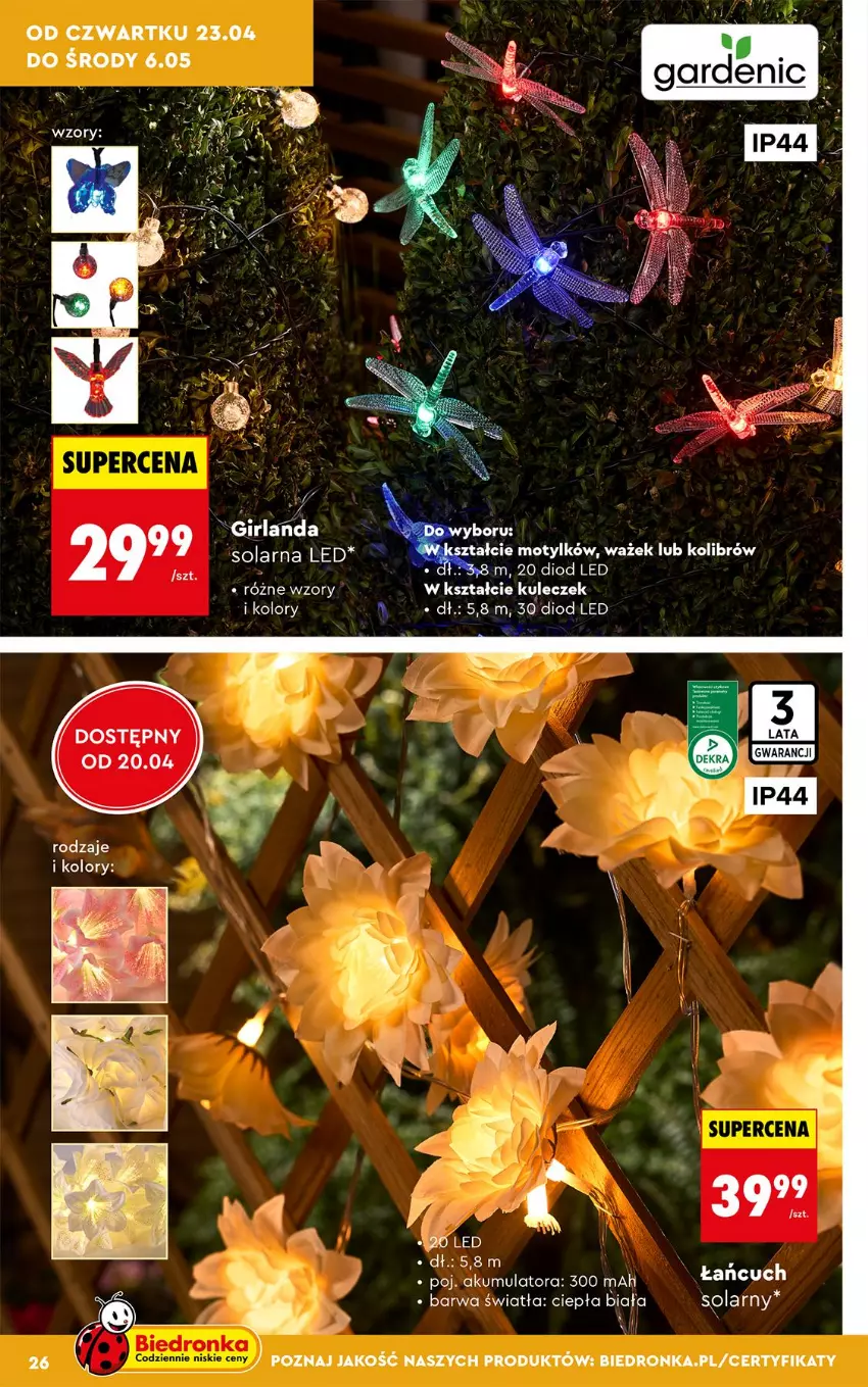 Gazetka promocyjna Biedronka - Gazetka - ważna 20.04 do 27.04.2026 - strona 26 - produkty: Akumulator