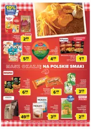 Gazetka promocyjna Carrefour - Gazzetka Polskie znane i kochane - Gazetka - ważna od 29.08 do 29.08.2022 - strona 6 - produkty: Makaron, Prymat, Ser, Kawa ziarnista, Zott, Kawa, Cappuccino, Woseba, Herbata, Biszkopty, Herbapol