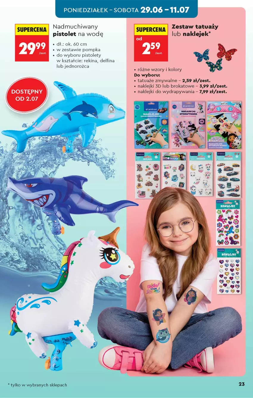 Gazetka promocyjna Biedronka - Okazje Tygodnia - ważna 27.06 do 11.07.2026 - strona 23 - produkty: Klej, Pistolet, Pompka