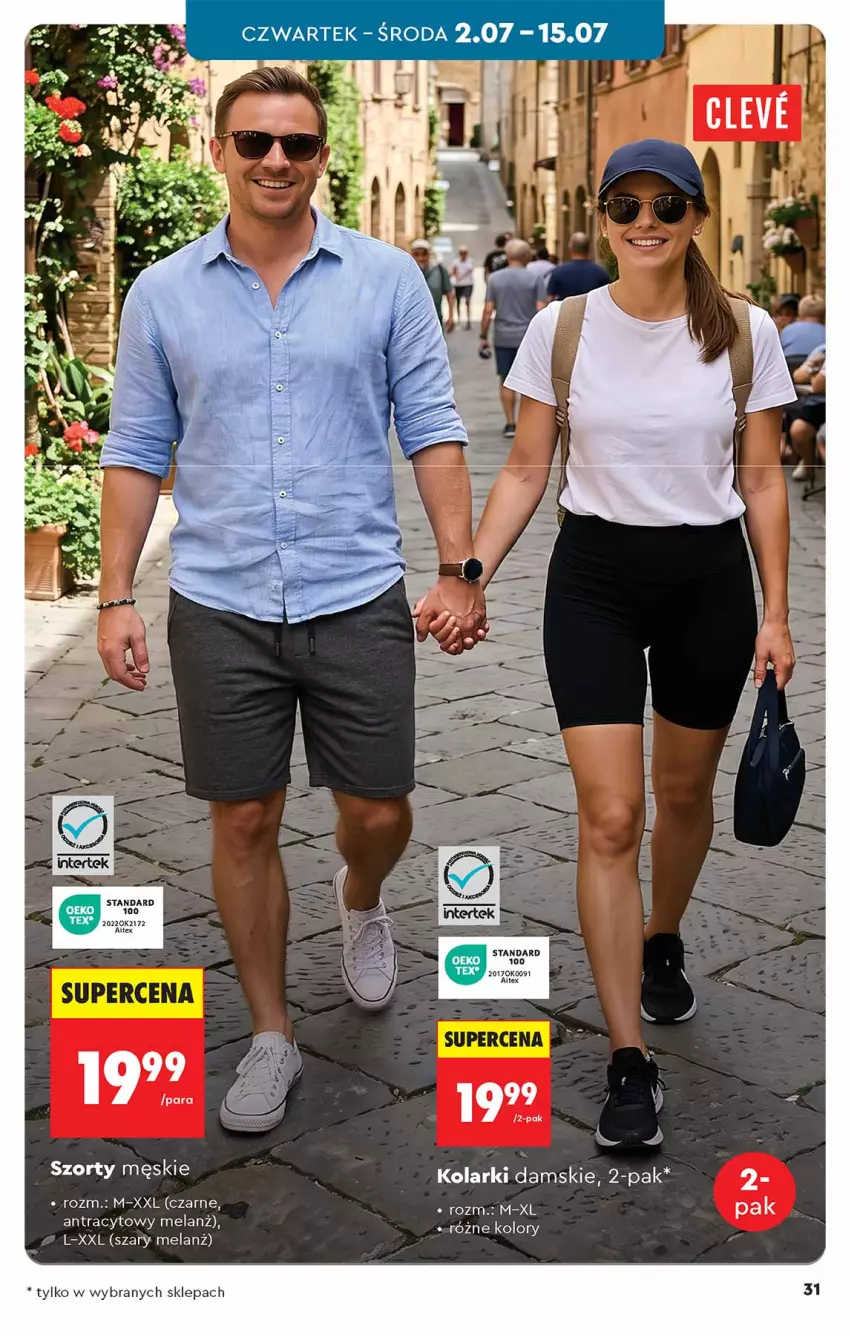 Gazetka promocyjna Biedronka - Okazje Tygodnia - ważna 27.06 do 11.07.2026 - strona 31 - produkty: Szorty