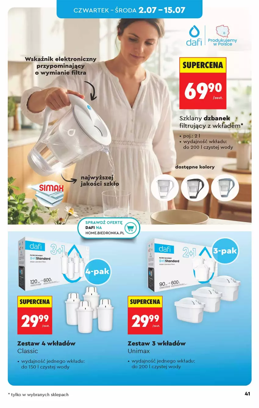 Gazetka promocyjna Biedronka - Okazje Tygodnia - ważna 27.06 do 11.07.2026 - strona 41 - produkty: Dzbanek, Fa