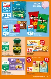 Gazetka promocyjna Auchan - Rysuje się słodka przekąska Hipermarkety - Gazetka - ważna od 18.08 do 18.08.2021 - strona 27 - produkty: Ciastka, Kawa rozpuszczalna, Por, Mus, Kawa, Dilmah, Herbata czarna, Wafle, Sport, Czekolada, Ritter Sport, Herbata, Milka, Fa