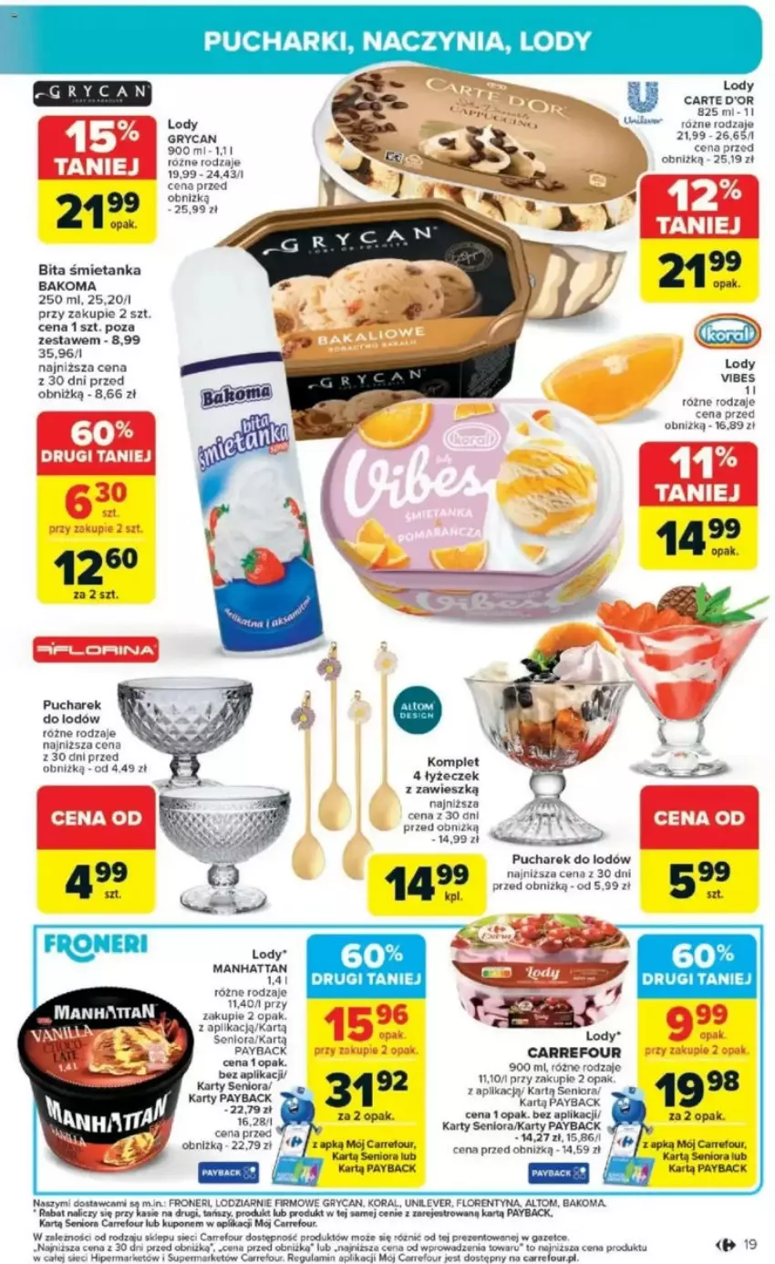 Gazetka promocyjna Carrefour - ważna 05.05 do 10.05.2025 - strona 14 - produkty: Bakoma, Brit, Brita, Carte d'Or, Gra, Gry, Lody, Pur, Ser