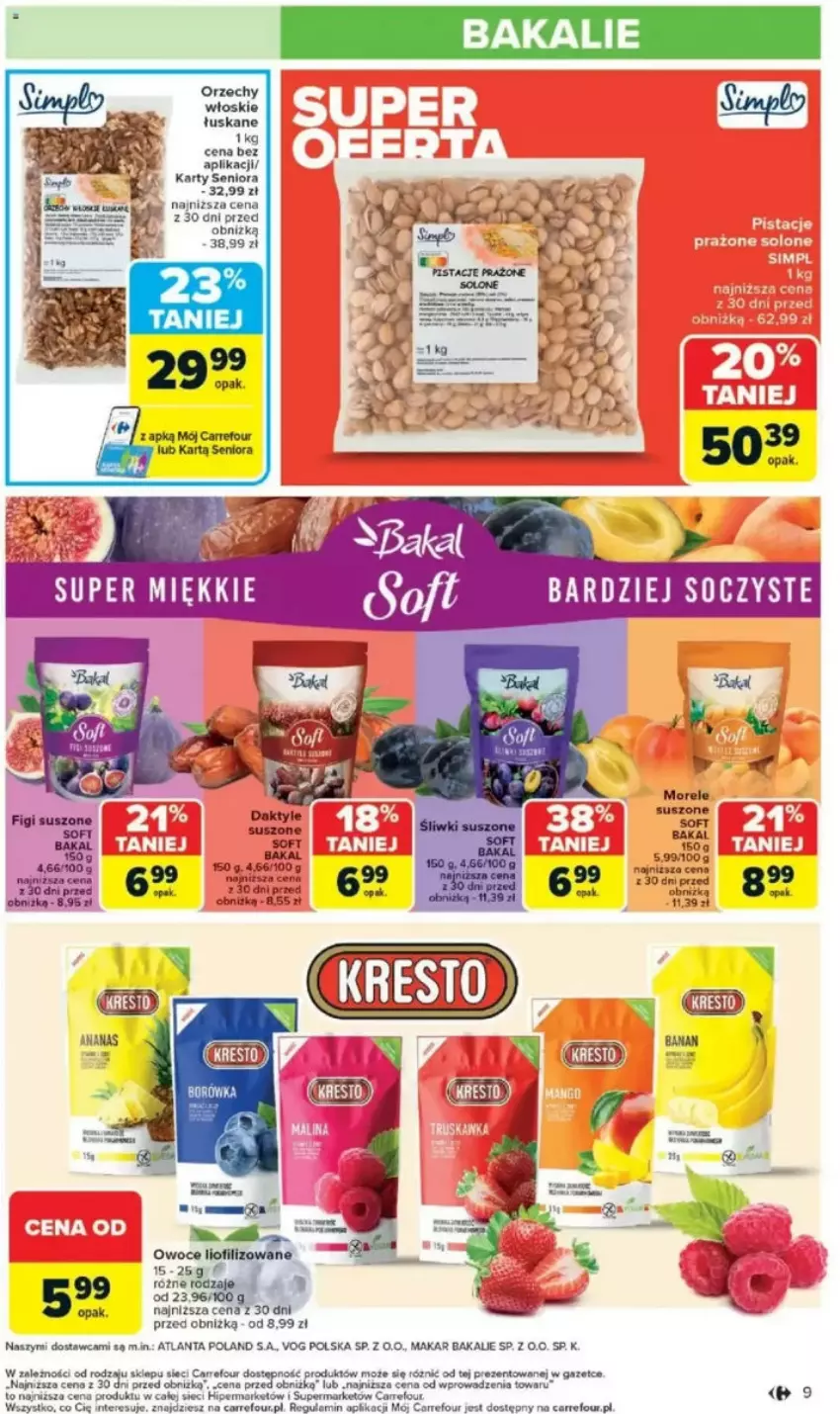 Gazetka promocyjna Carrefour - ważna 05.05 do 10.05.2025 - strona 3 - produkty: Daktyle, Figi, Orzechy włoskie