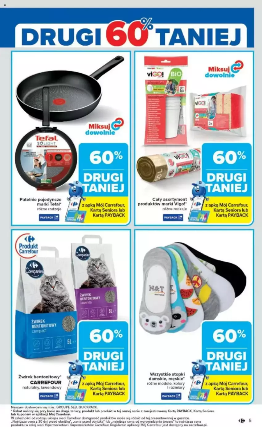 Gazetka promocyjna Carrefour - ważna 05.05 do 10.05.2025 - strona 52 - produkty: Fa, Ser, Tefal, Top