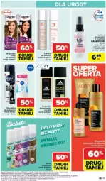 Gazetka promocyjna Carrefour - Gazetka - ważna od 10.05 do 10.05.2025 - strona 29 - produkty: Palette, Pur, Dezodorant, Hegron, Adidas, Tenex, Moda, Mars, Maska, Nivea, Lakier, LG, Fa