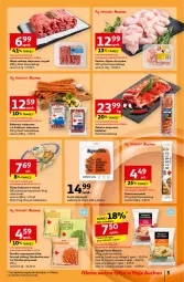 Gazetka promocyjna Auchan - Pewność Niskich Cen Moje - Gazetka - ważna od 23.10 do 23.10.2024 - strona 7 - produkty: Kurczak, Sałatka, Pierogi, Marchewka, Ciasto francuskie, Mięso mielone, Sos, Ser, Sałat, Kabanos, Mięso, Groszek, Fa