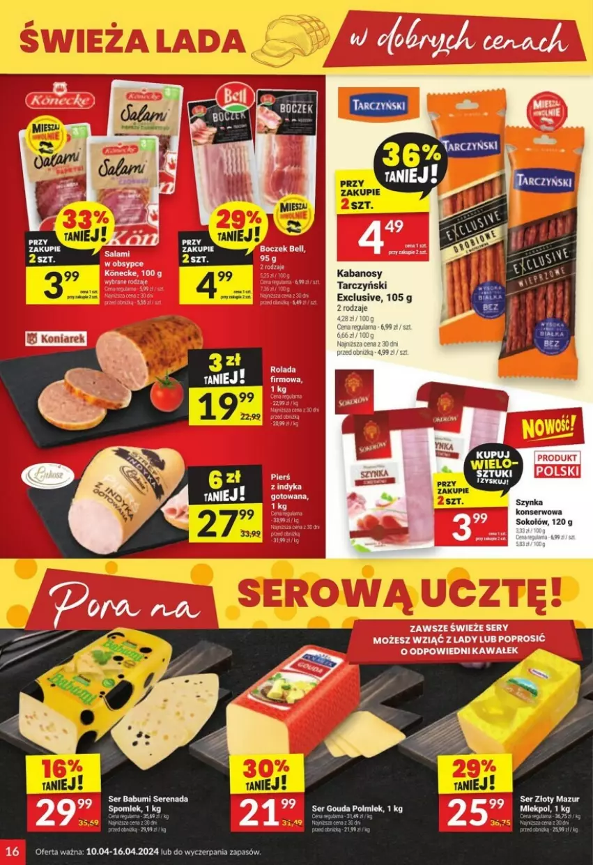 Gazetka promocyjna Twoj Market - ważna 10.04 do 16.04.2024 - strona 8 - produkty: Kabanos, Kawa, Tarczyński, Wałek