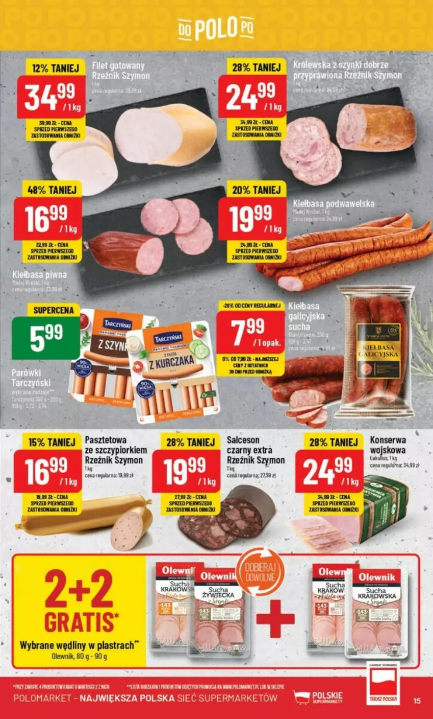 Gazetka promocyjna PoloMarket - ważna 11.10 do 17.11.2023 - strona 7 - produkty: Gra, Olewnik, Pasztet, Salceson, Ser