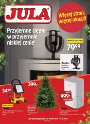 Gazetka promocyjna Jula - Gazetka - ważna od 14.11 do 14.11.2024 - strona 1 - produkty: Lampa robocza LED, Choinka, Inka, Anslut, Osuszacz powietrza, Lampa