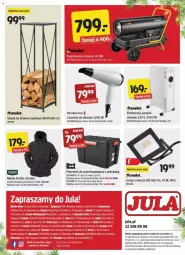 Gazetka promocyjna Jula - Gazetka - ważna od 14.11 do 14.11.2024 - strona 13 - produkty: Grzejnik, Lampa robocza LED, Remington, Stojak, Drewno opałowe, Kurtka, Pojemnik, Pojemnik do przechowywania, Suszarka, Lampa, Olej, Fa