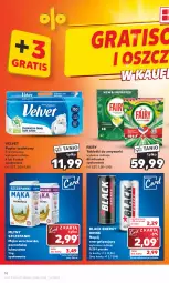 Gazetka promocyjna Kaufland - Gazetka tygodnia - Gazetka - ważna od 11.10 do 11.10.2023 - strona 14 - produkty: Papier, Tablet, Papier toaletowy, Velvet, Lack, Mąka, Fairy, Zmywarki, Napój, Tabletki do zmywarki, Fa