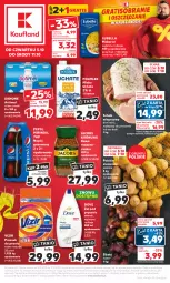 Gazetka promocyjna Kaufland - Gazetka tygodnia - Gazetka - ważna od 11.10 do 11.10.2023 - strona 17 - produkty: Piec, Lubella, Makaron, Kawa rozpuszczalna, Gra, 7up, Danone, Bell, Proszek do prania, Stek, Mirinda, Kawa, Ziemniaki, Actimel, Jacobs Krönung, Dove, Pepsi, Vizir, Schab wieprzowy, Napój gazowany, Bella, POLMLEK, Jacobs, Grunt, Napój, Mleko